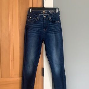 7 for all Mankind High waist ankle skinny
